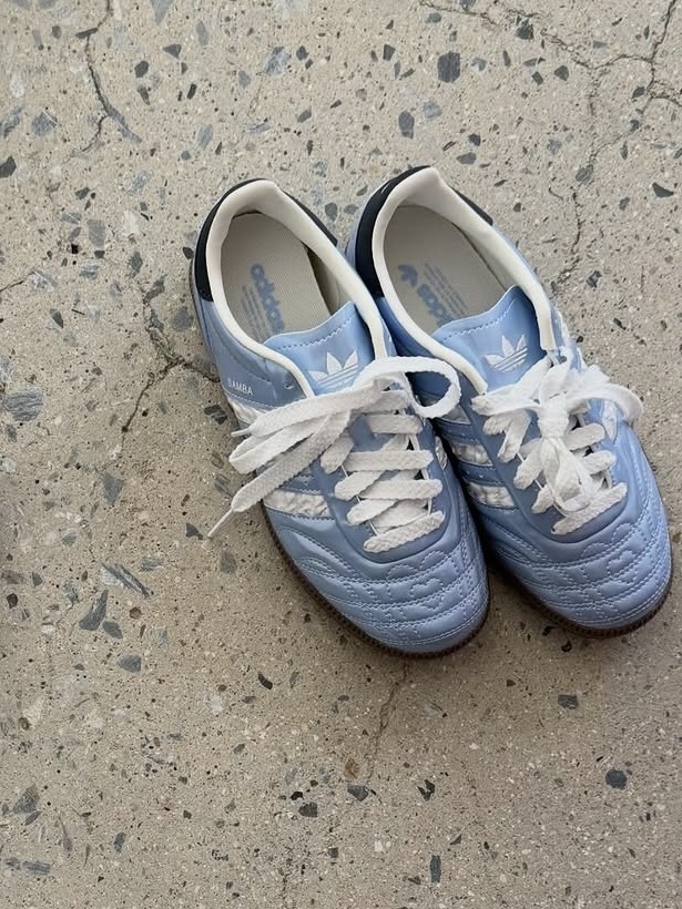 ADIDAS ORIGINALS SAMBA JP 情人節限定 液態藍 天空藍 黑尾 焦糖底 男女鞋 KJ7302 / 預購