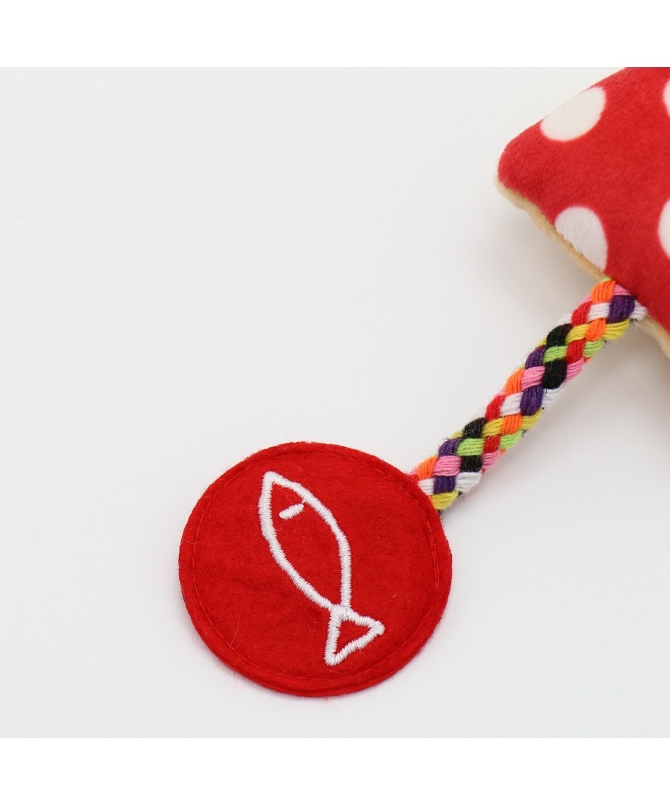 【PET PARADISE】寵物玩具-寵物天堂 魚點點紅 (帶貓薄荷)