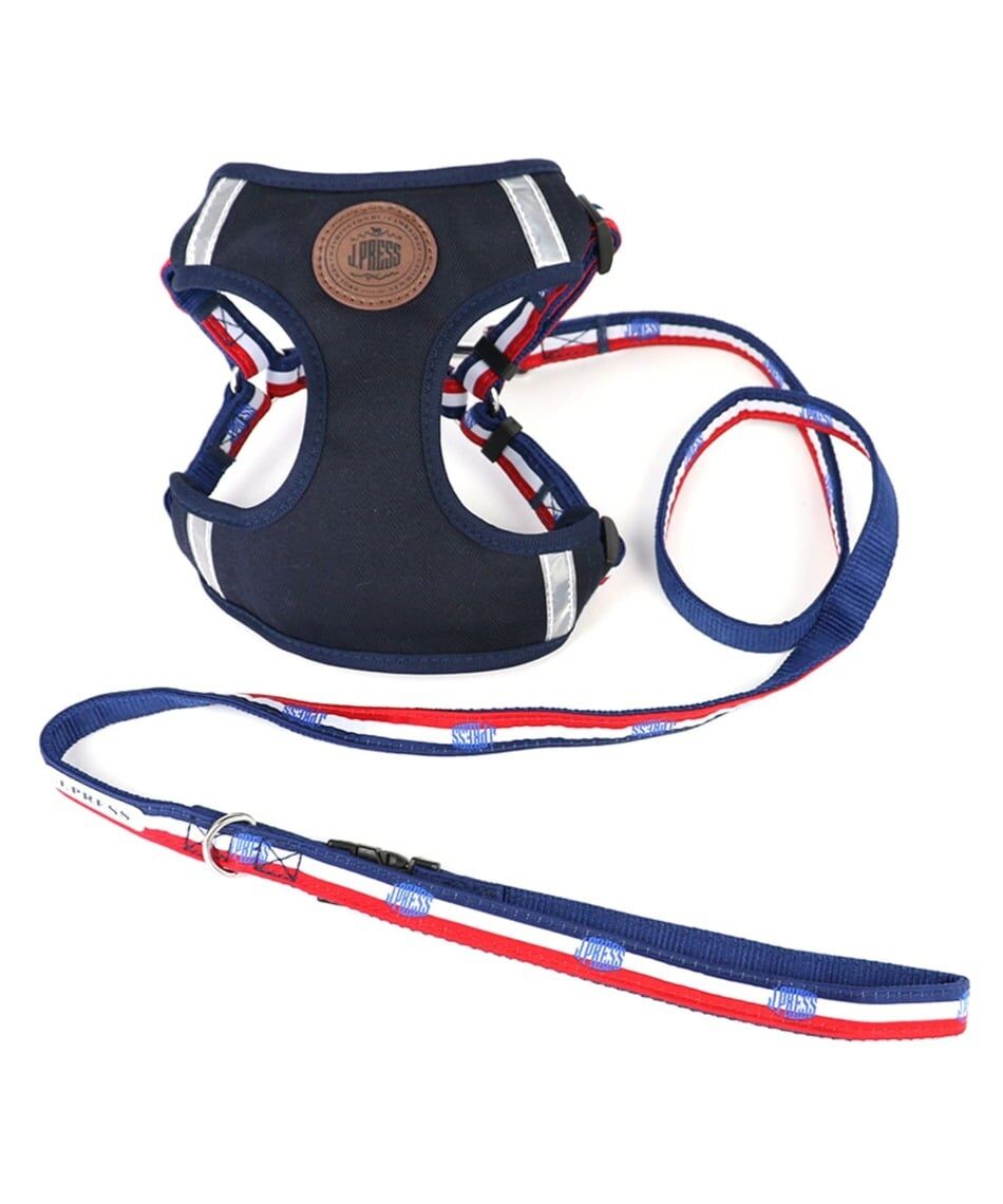 【PET PARADISE】 寵物胸背帶-附牽繩 藍 3S、SS