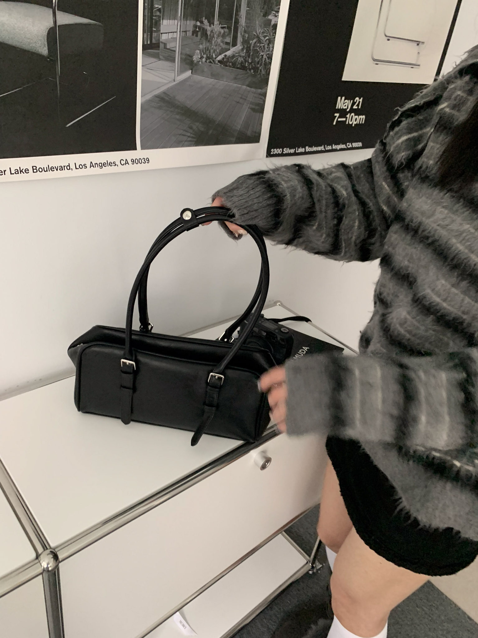 ISA_時髦寶藏! 個性加分項保齡球皮革包_51246