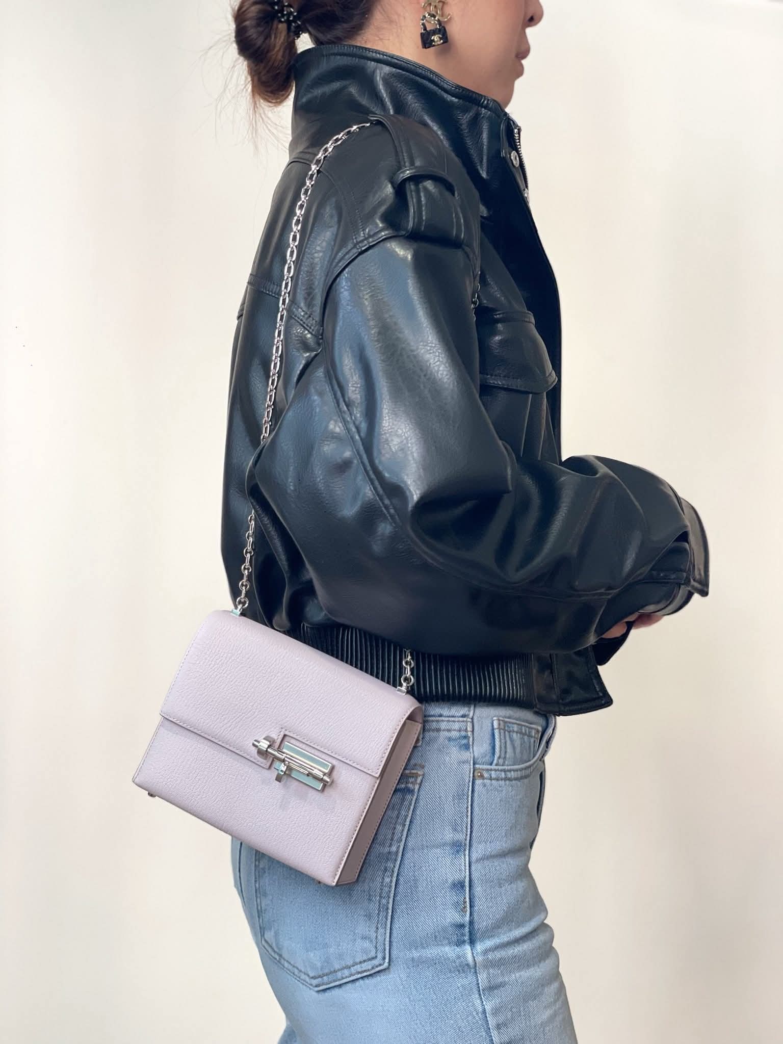 Preloved Verrou Mini Mysore goatskin Pale Mauve PHW HK$3x,xxx (HK$2,000 即時落訂)