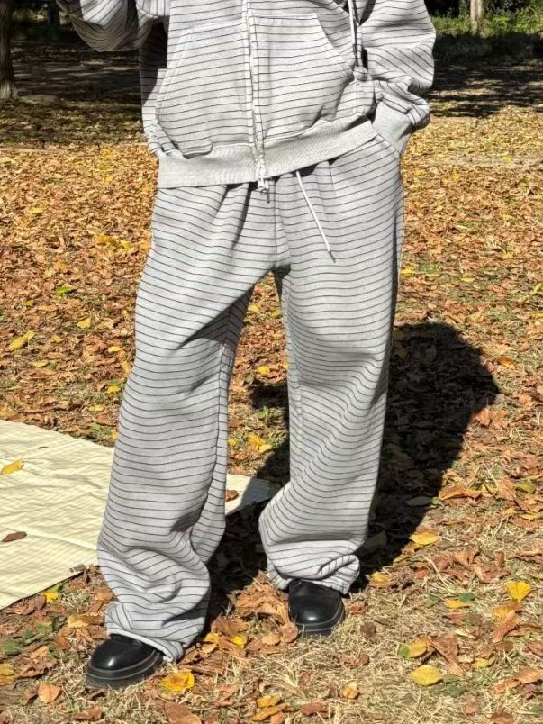 橫間運動褲(抓毛底) TAC-0402P