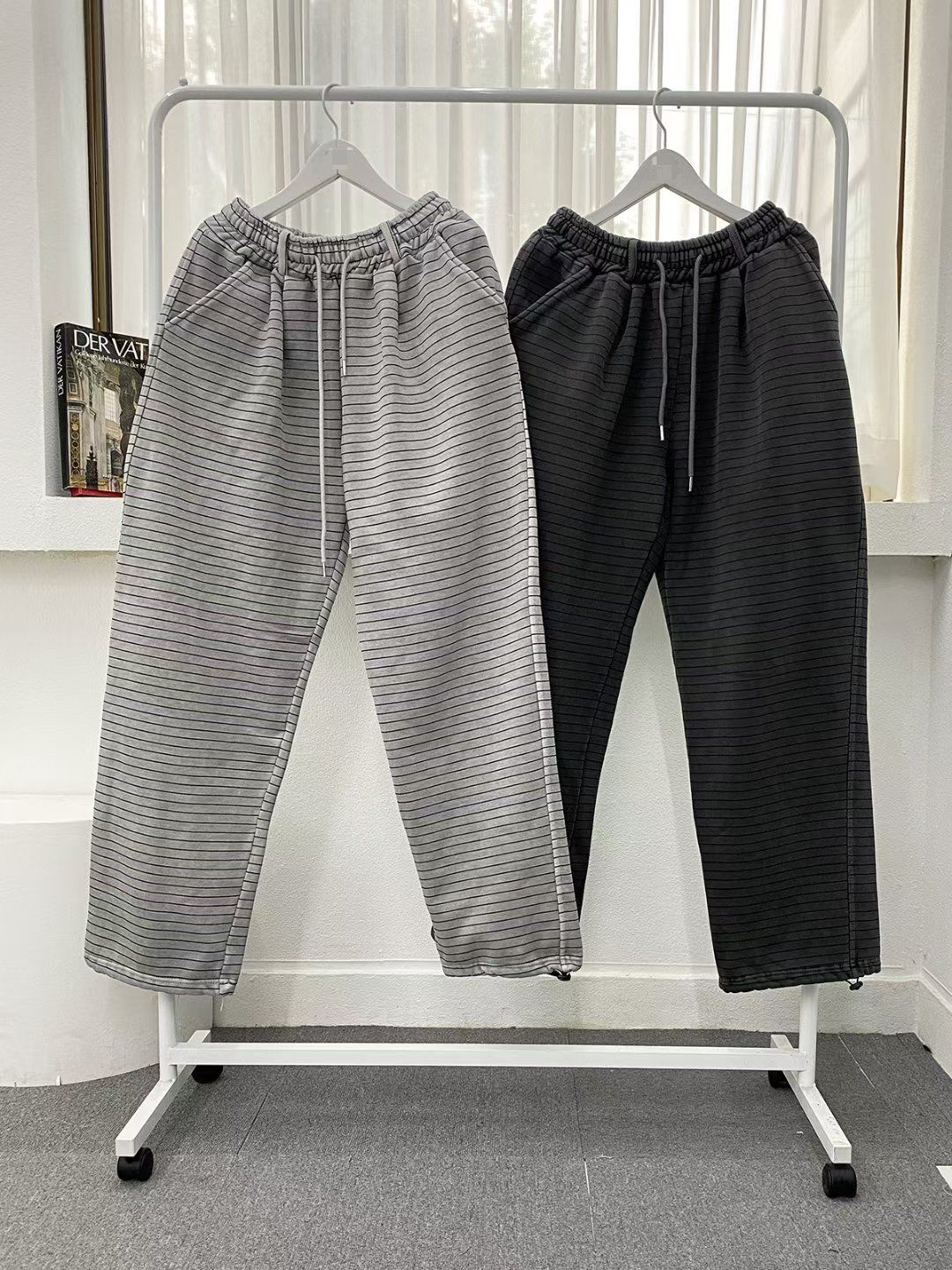 橫間運動褲(抓毛底) TAC-0402P