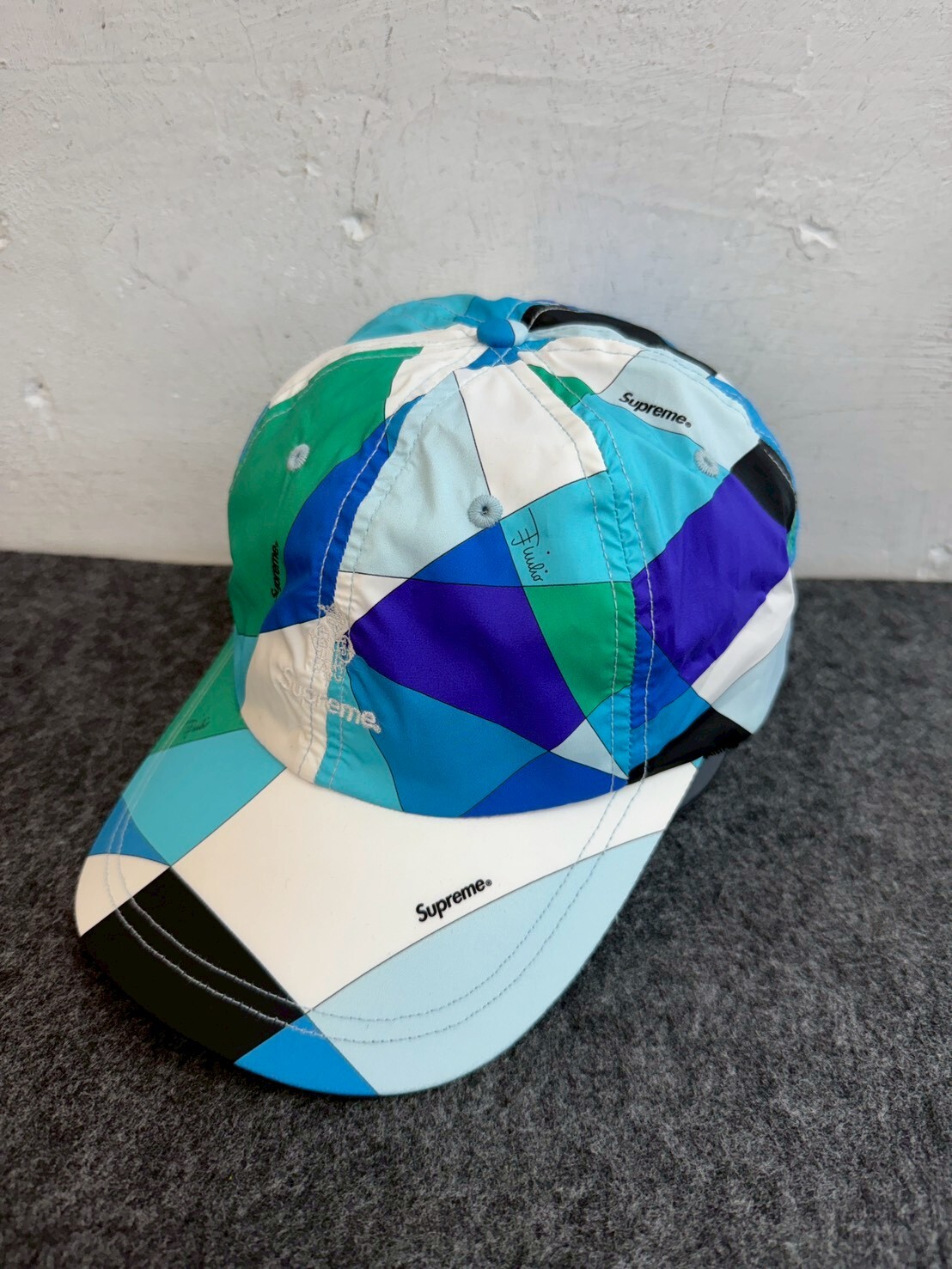 SUPREME 21SS Emilio Pucci 6-Panel cap