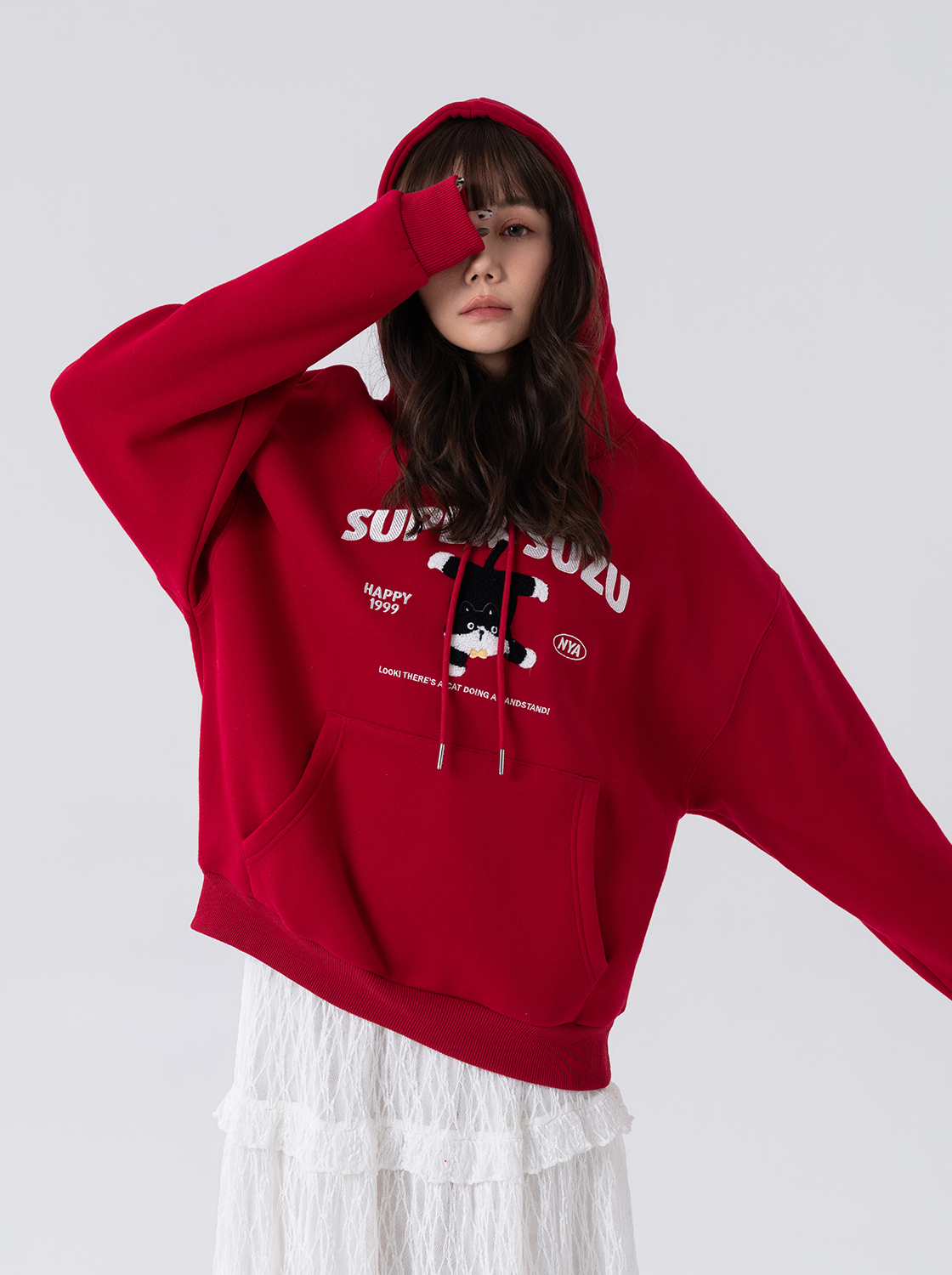 奈奈子的小夥伴毛巾繡大學T