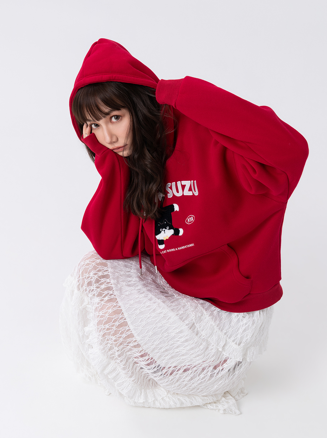 奈奈子的小夥伴毛巾繡大學T