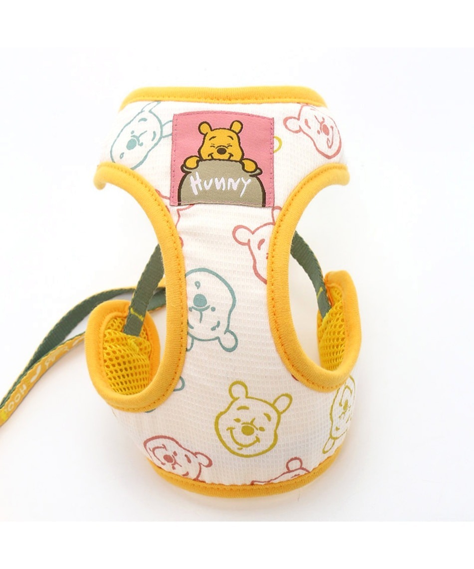 【PET PARADISE】寵物胸背帶-附牽繩 滿版維尼 3S、4S、SS