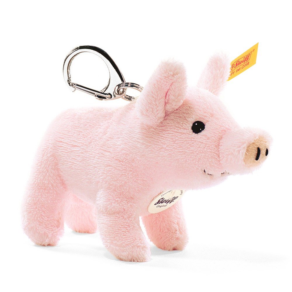 Steiff金耳釦泰迪熊 - Keyring Pig 小豬吊飾