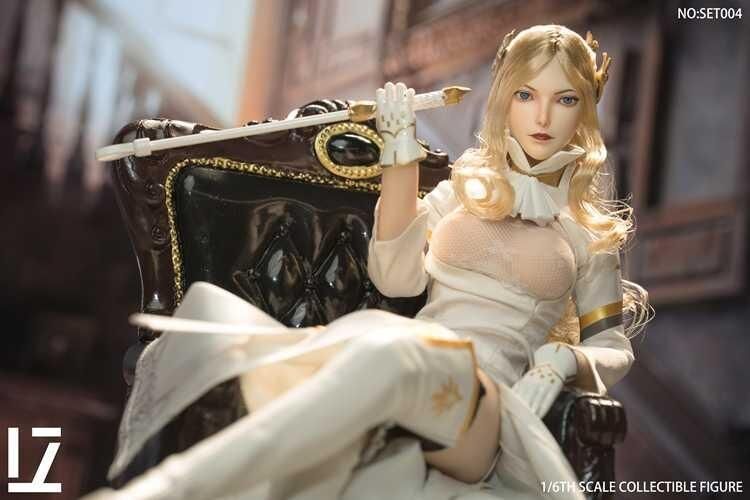 LZ TOYS: 1/6 SET004 Robot Wars Commander Costume Set(White) (不包含素體)