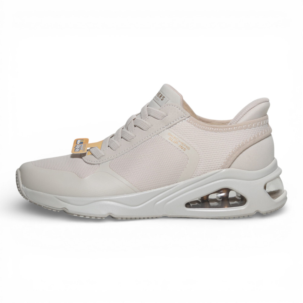 SKECHERS 休閒鞋 TRES-AIR UNO 粉膚色 氣墊 瞬穿 女 177116OFWT