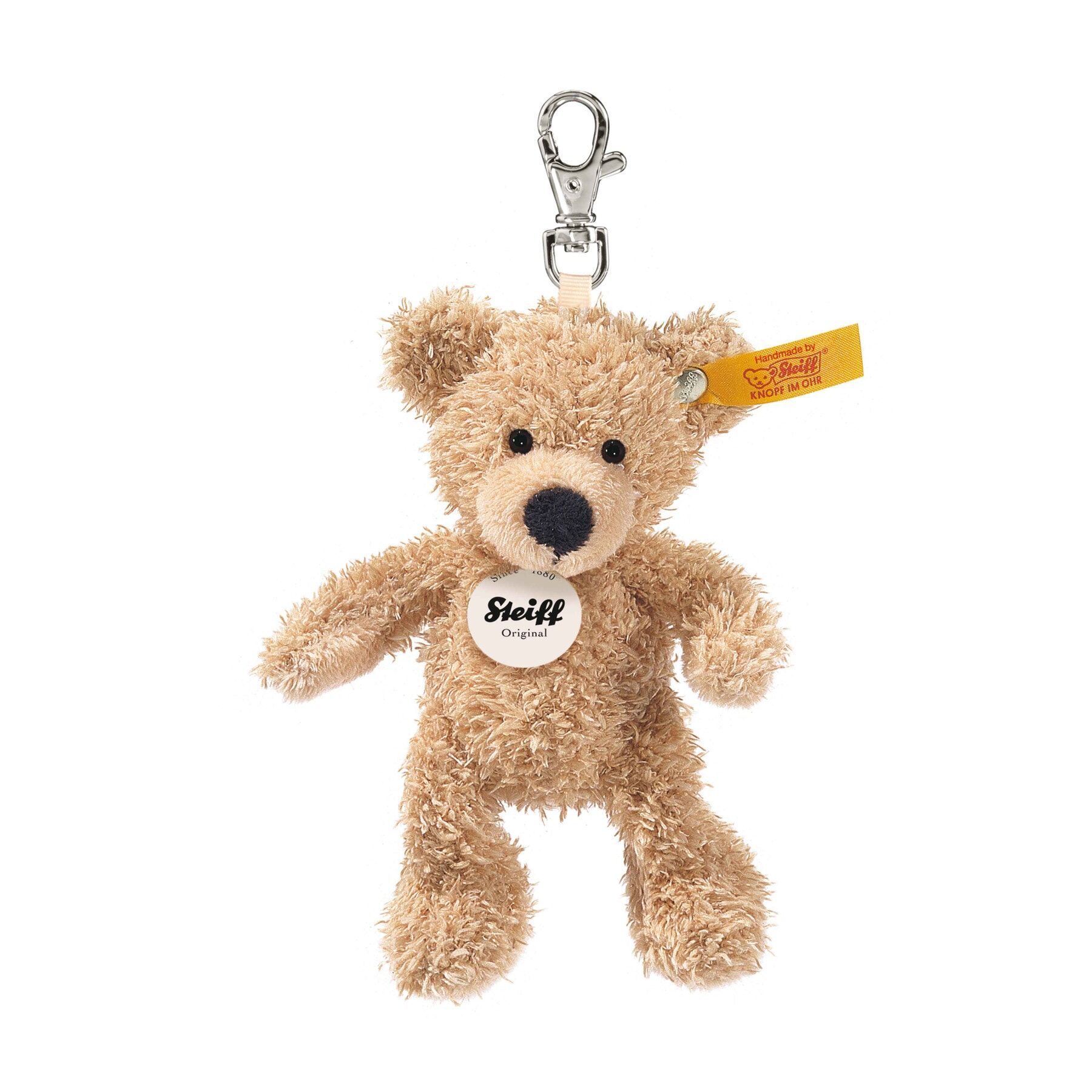Steiff金耳釦泰迪熊 -Keyring Teddy Bear Fynn泰迪熊吊飾(咖)