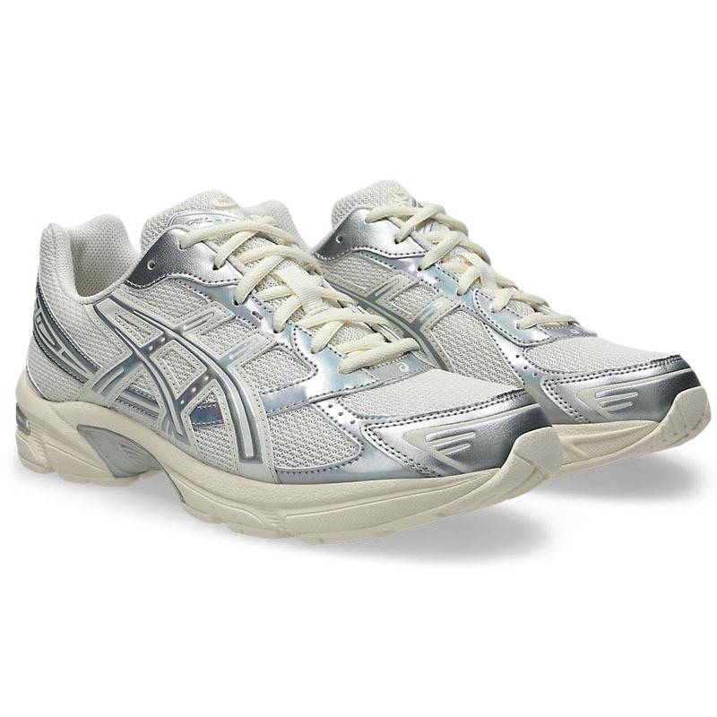 男女鞋 ASICS GEL-1130 'Cream' 奶油 白銀 復古 休閒 慢跑鞋【1203A997-100】亞瑟膠科技
