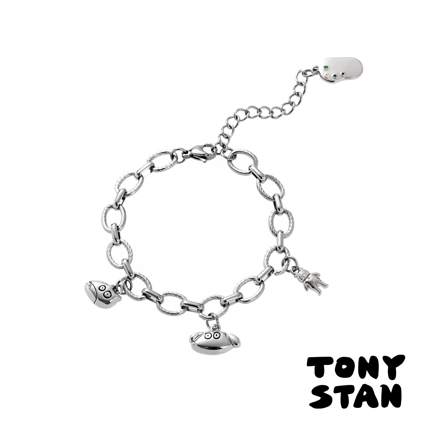 平價飾品,屎蛋唐尼聯名,鋼飾,狗狗,手鍊