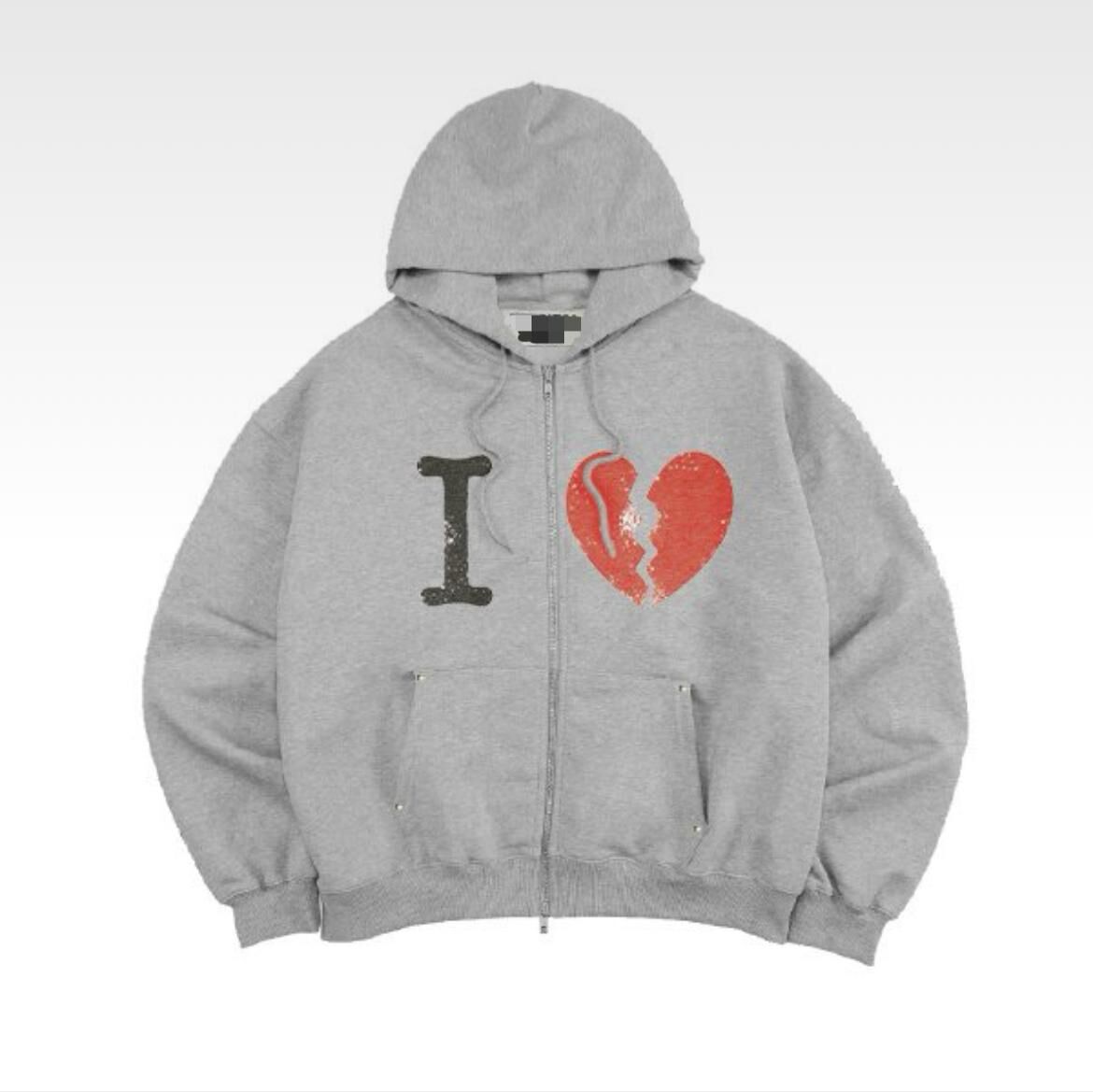 英文字圖案拉鍊外套(薄抓毛底) TAC-0407JK