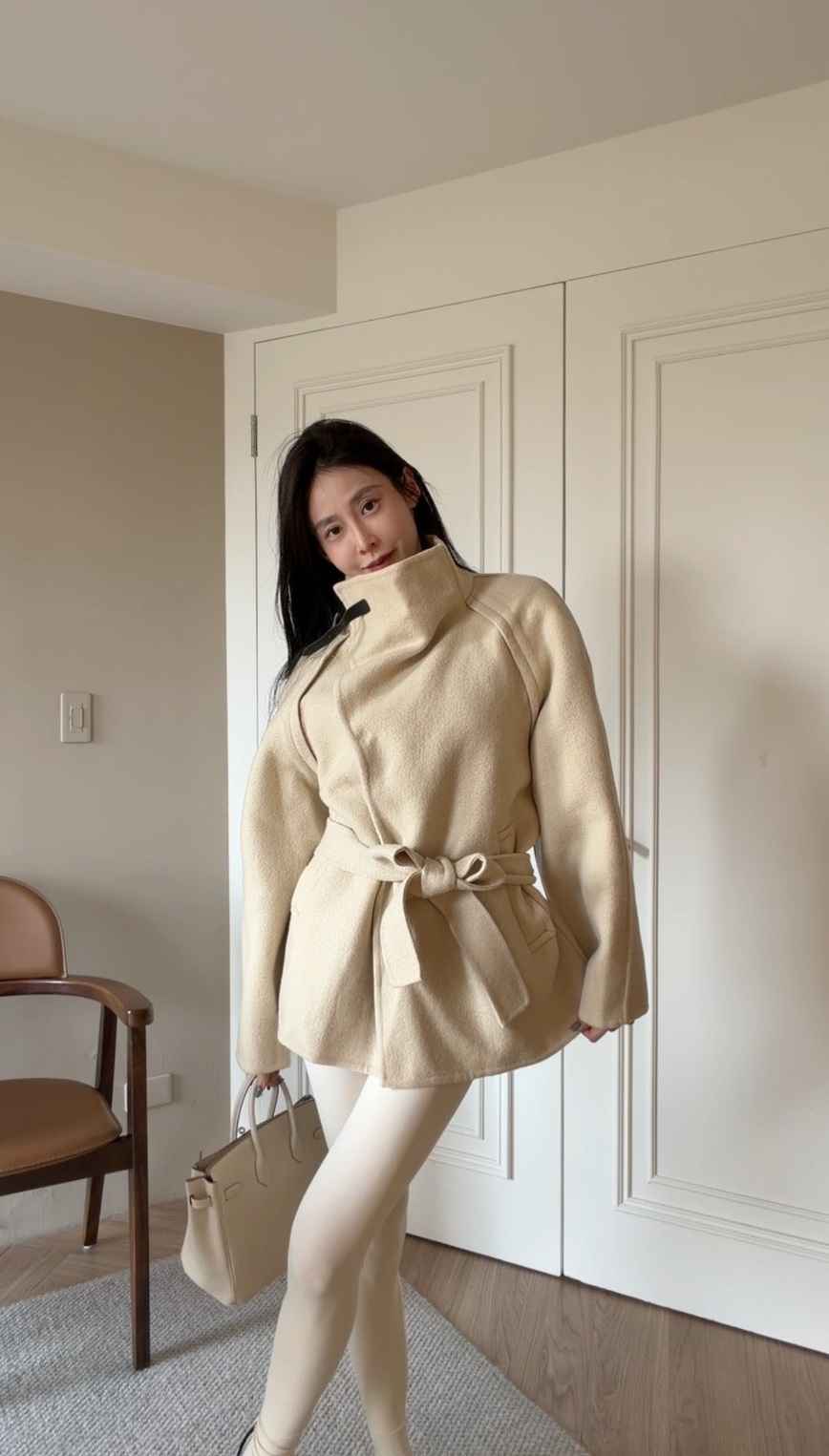 【新款少量現貨】｜韓國｜100%羊毛保暖外套