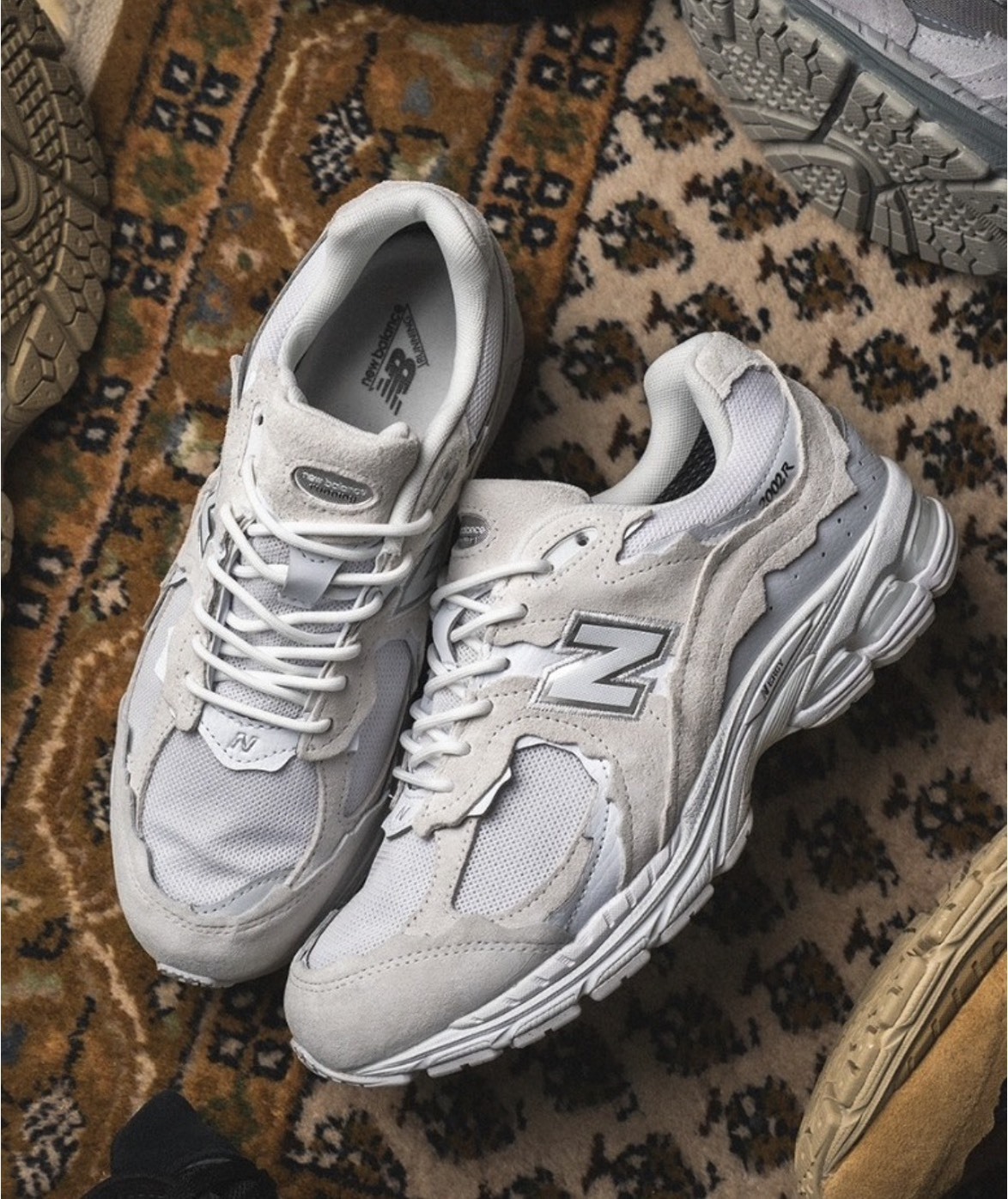 NEW BALANCE 慢跑鞋 NB 2002R GORE-TEX 破壞 元祖灰 防水 情侶鞋 男女 U200227R