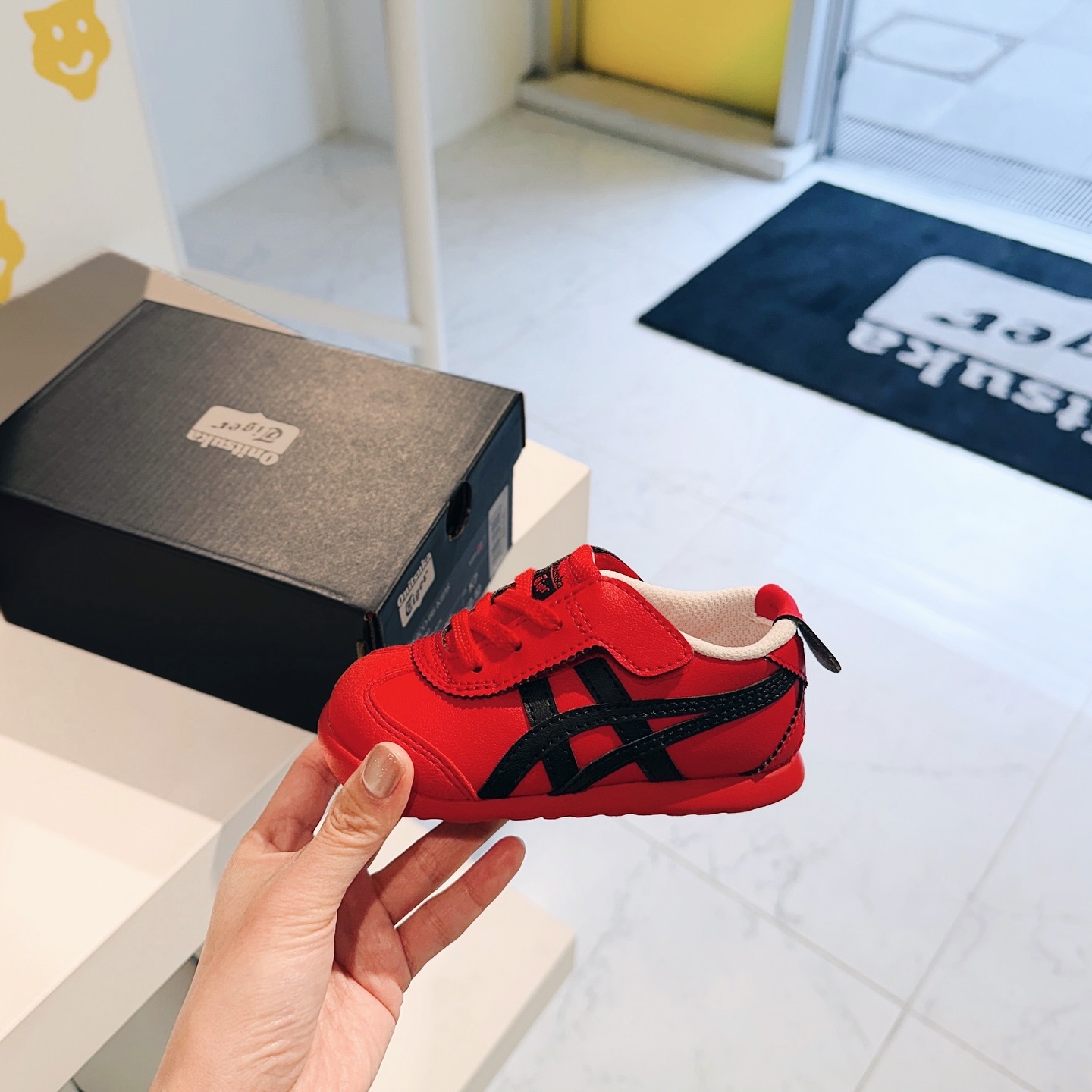 Onitsuka Tiger Mexico 66 Kids 紅黑 魔鬼氈 鬼冢虎 小童 中童 童鞋 1184A074-600