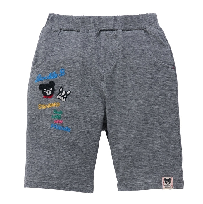 DOUBLE_B 七分休閒褲-黑色