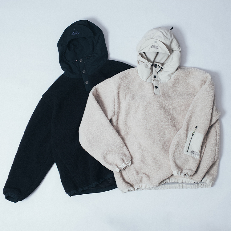 中性連帽刷毛套頭衫_ANETO