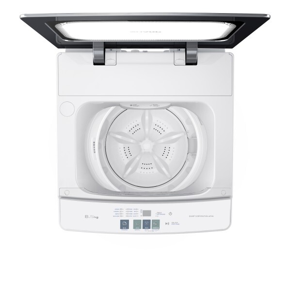 聲寶 Sharp    ES-HK850X-W‧8.5公斤/高去水位‧日式全自動洗衣機-香港行貨-原廠2年全機保養‧