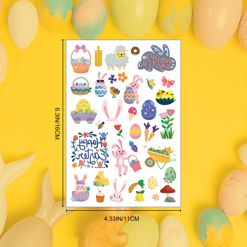 復活節彩蛋臉貼 (一套六張) ES2626