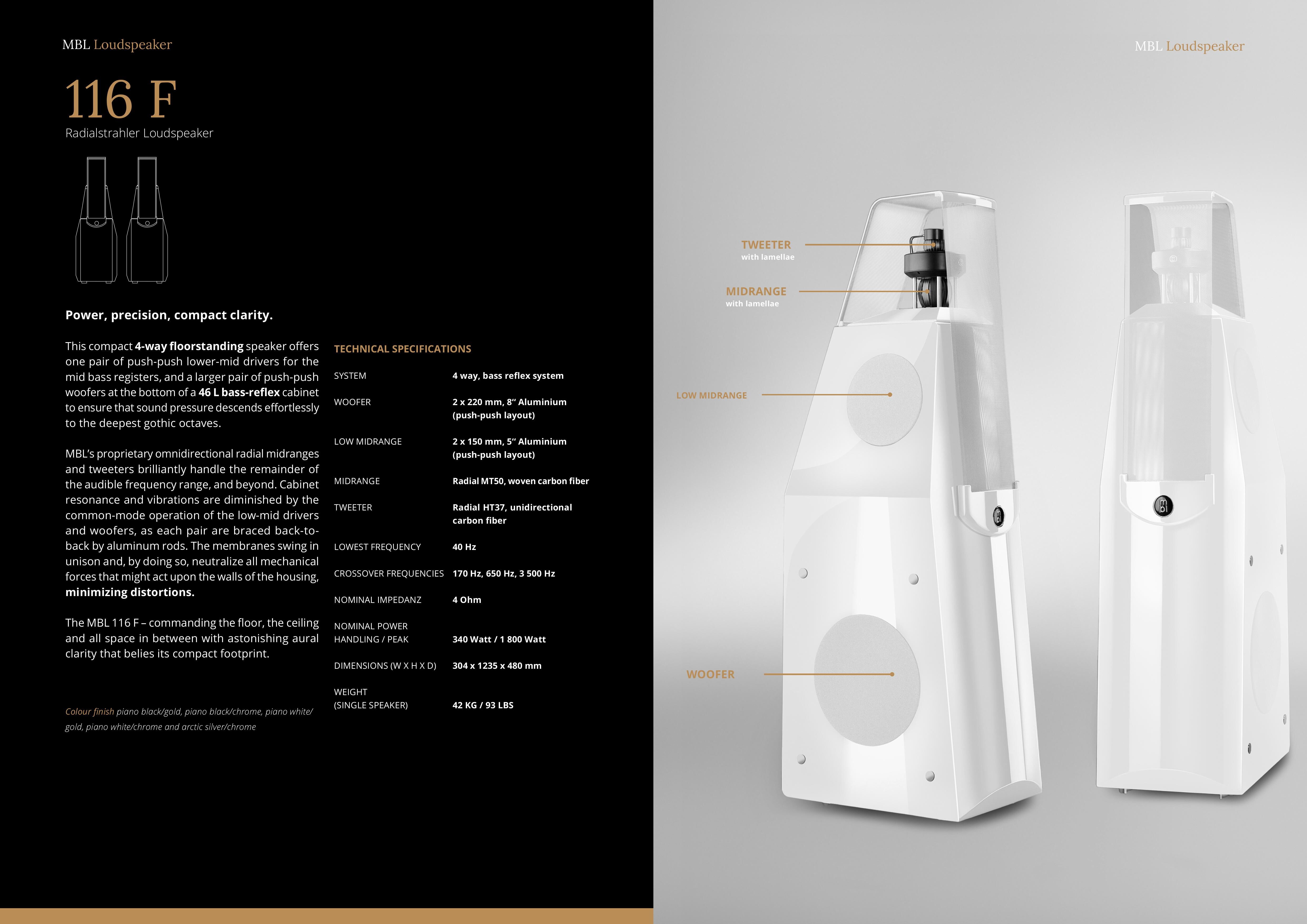 MBL_Brochure_LP_2025_WEB_MBL Radialstrahler 116 F Speaker Overview