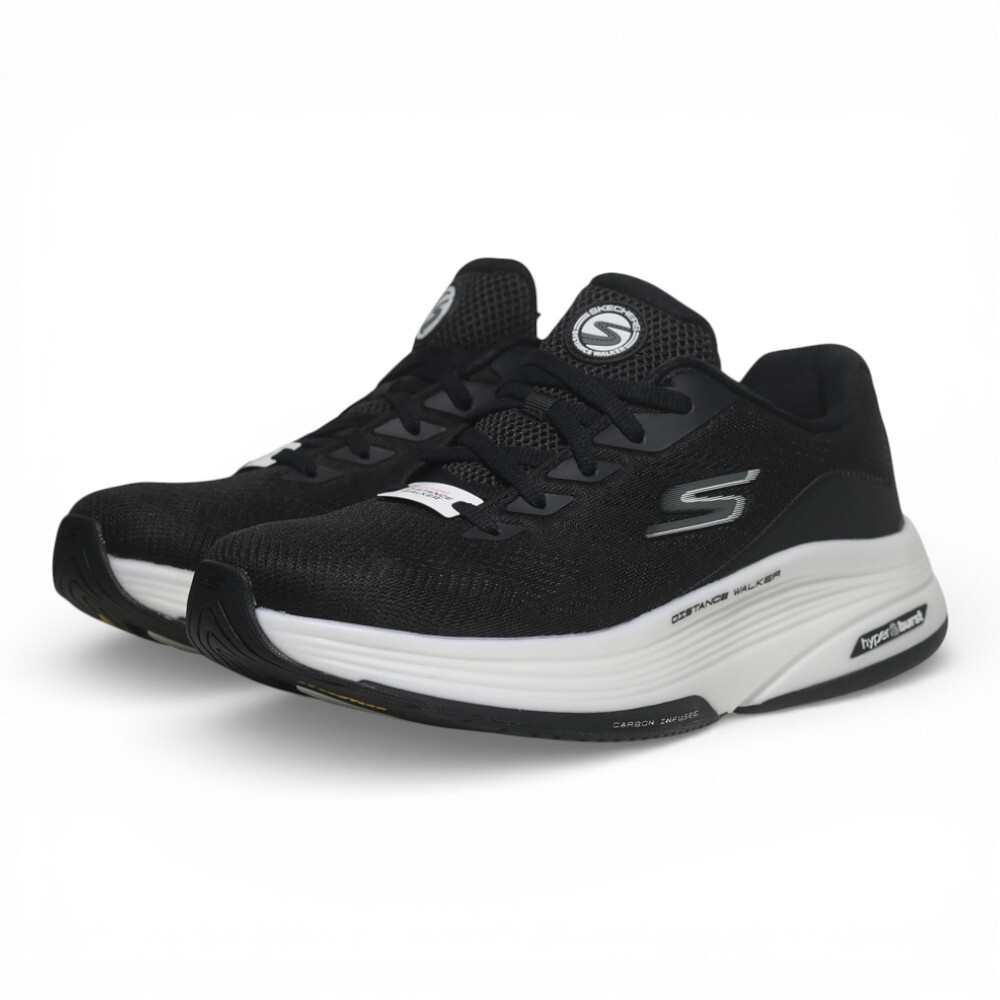 SKECHERS 健走鞋 GO WALK DISTANCE WALKER 黑 碳板 男 216528BKW