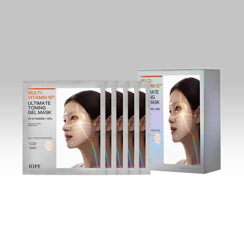 IOPE Multi-Vitamin 10% Ultimate Toning Gel Mask [5PCS]