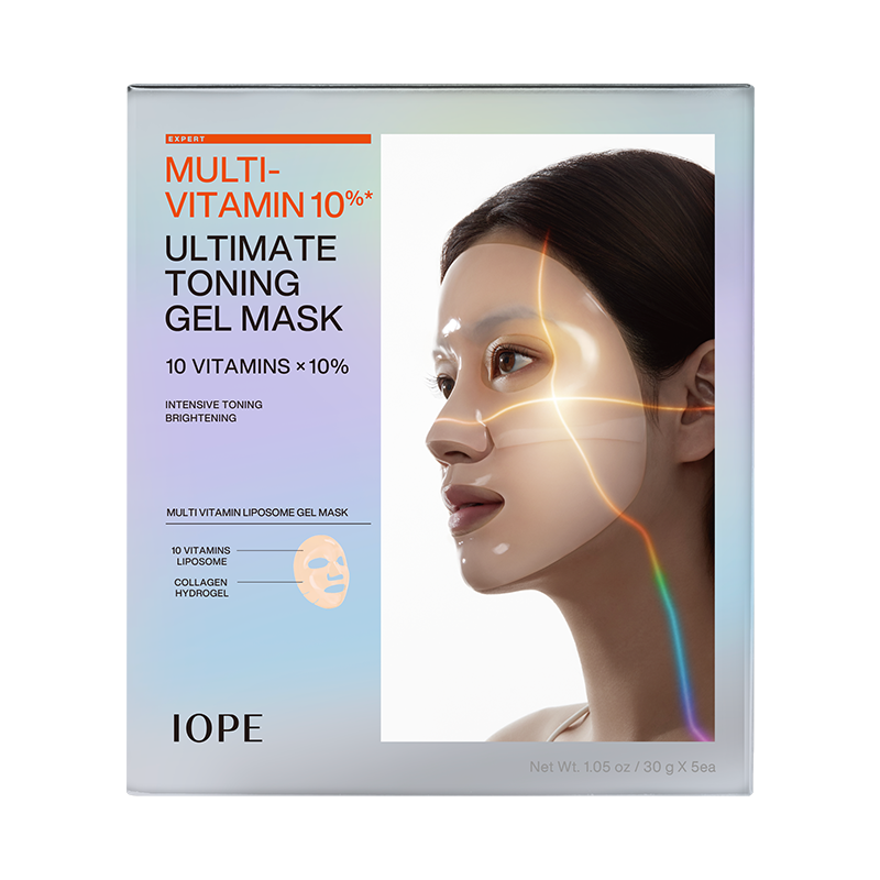 IOPE Multi-Vitamin 10% Ultimate Toning Gel Mask [5PCS]
