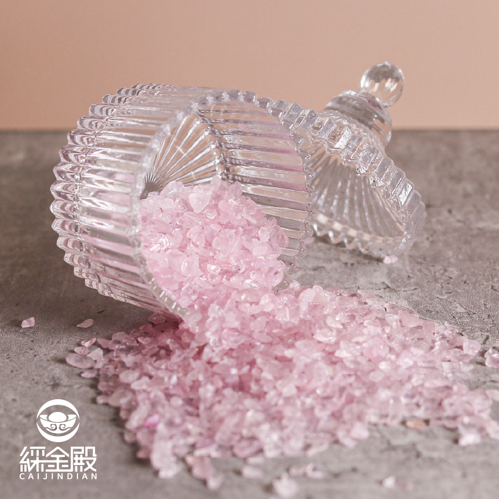 水晶消磁淨化碗-粉水晶｜晶石｜水晶消磁盒｜補充能量｜消除負能量【綵金殿】