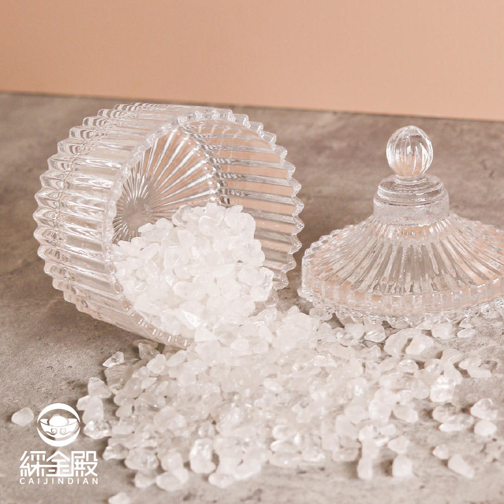 水晶消磁淨化碗-白水晶｜晶石｜水晶消磁盒｜補充能量｜消除負能量【綵金殿】