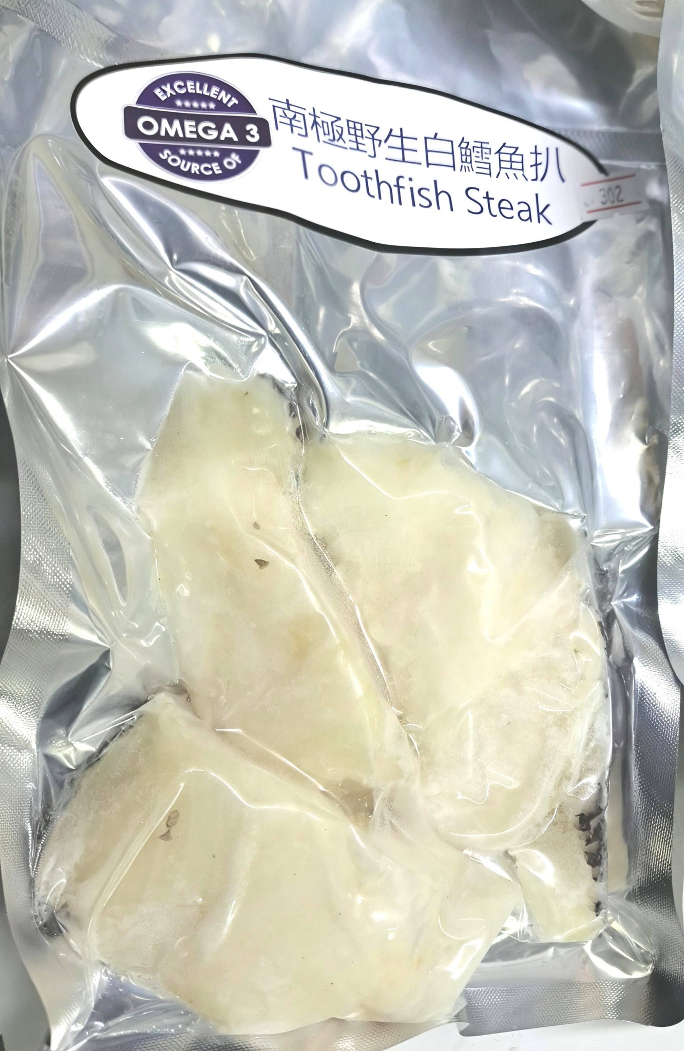 南極野生白鱈魚柳（有皮有骨）