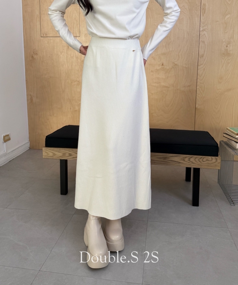 小釦子針織傘裙*3色