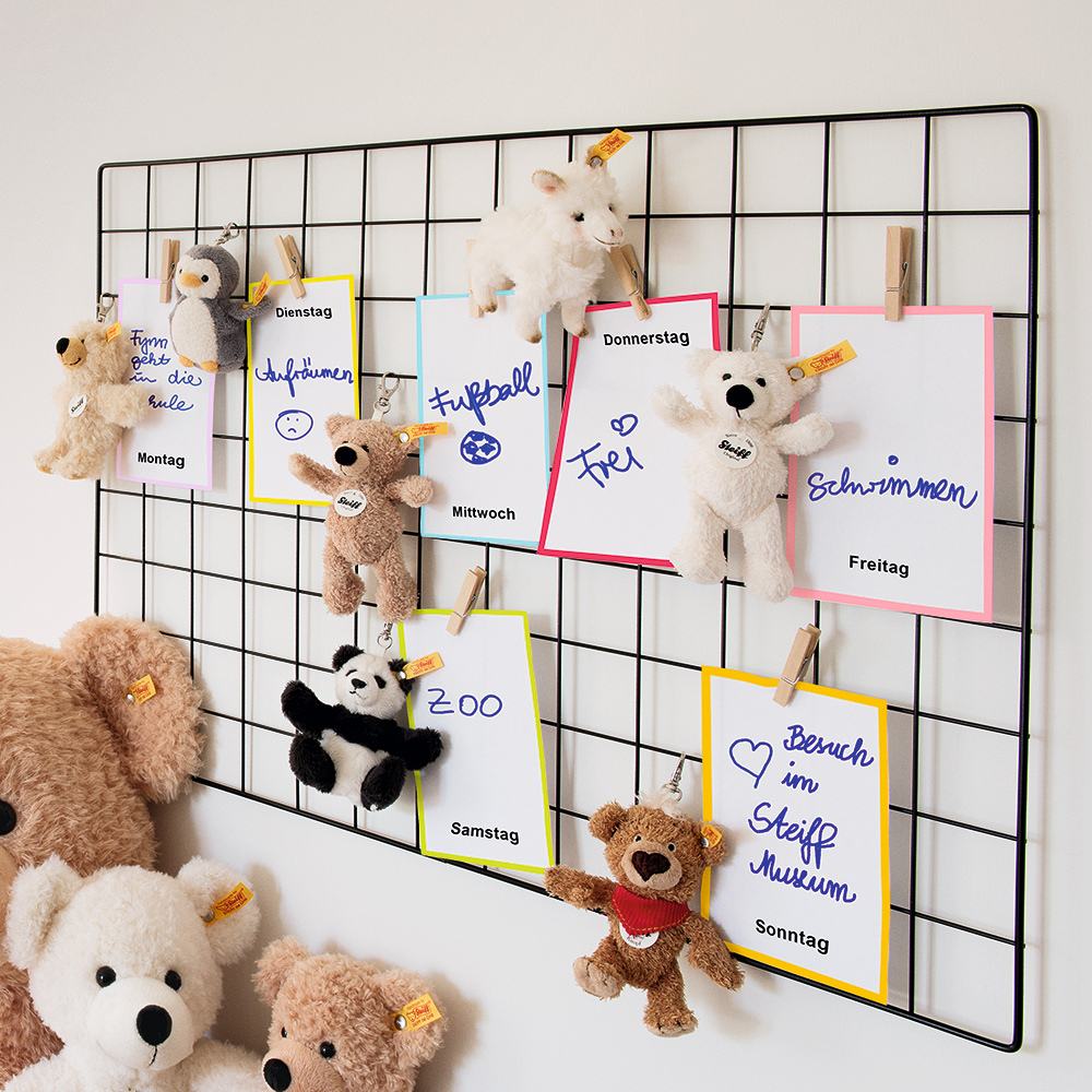 Steiff金耳釦泰迪熊 - Panda Keyring  熊貓吊飾