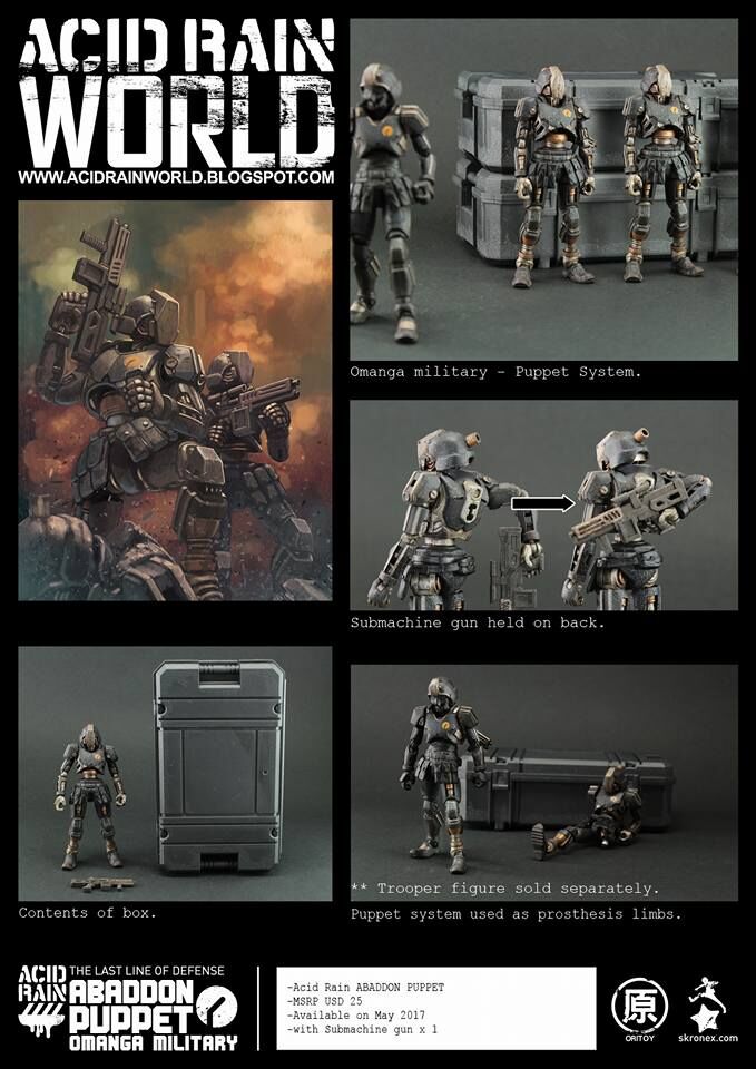Oritoys Acid Rain: Abaddon Puppet (Omanga Military)