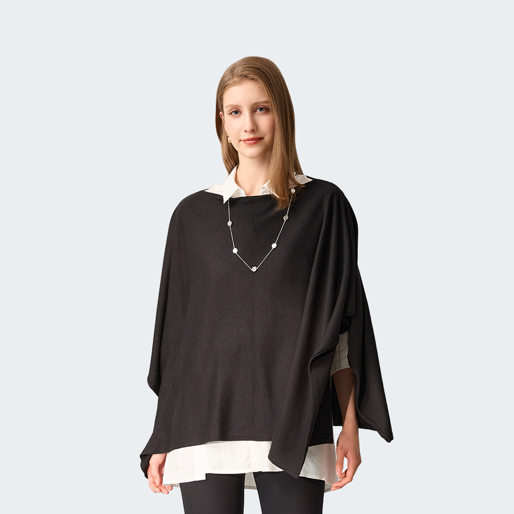 垂墜感寬版針織上衣