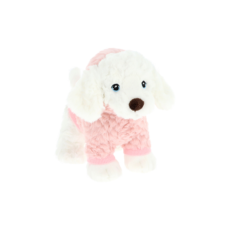 Keel Toys Keeleco Puppy in Outfit Bichon Frise 粉紅夢幻小比熊