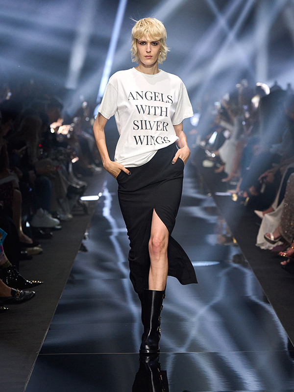 ‍‍Elisabetta Franchi 大標語T(白)