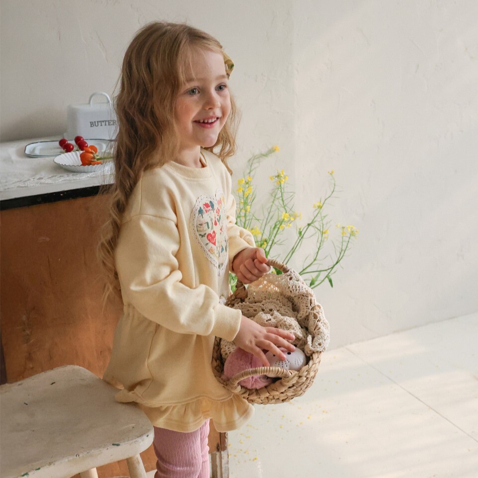 90-140 玫瑰愛心洋裝 2色