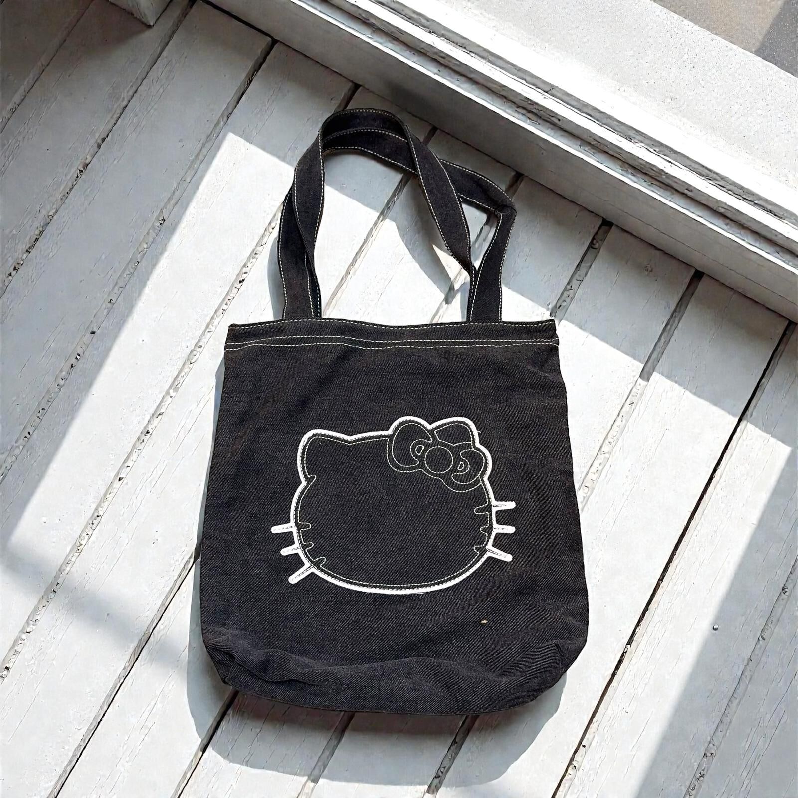 26044-KT Sanrio Hello Kitty 牛仔托特布袋