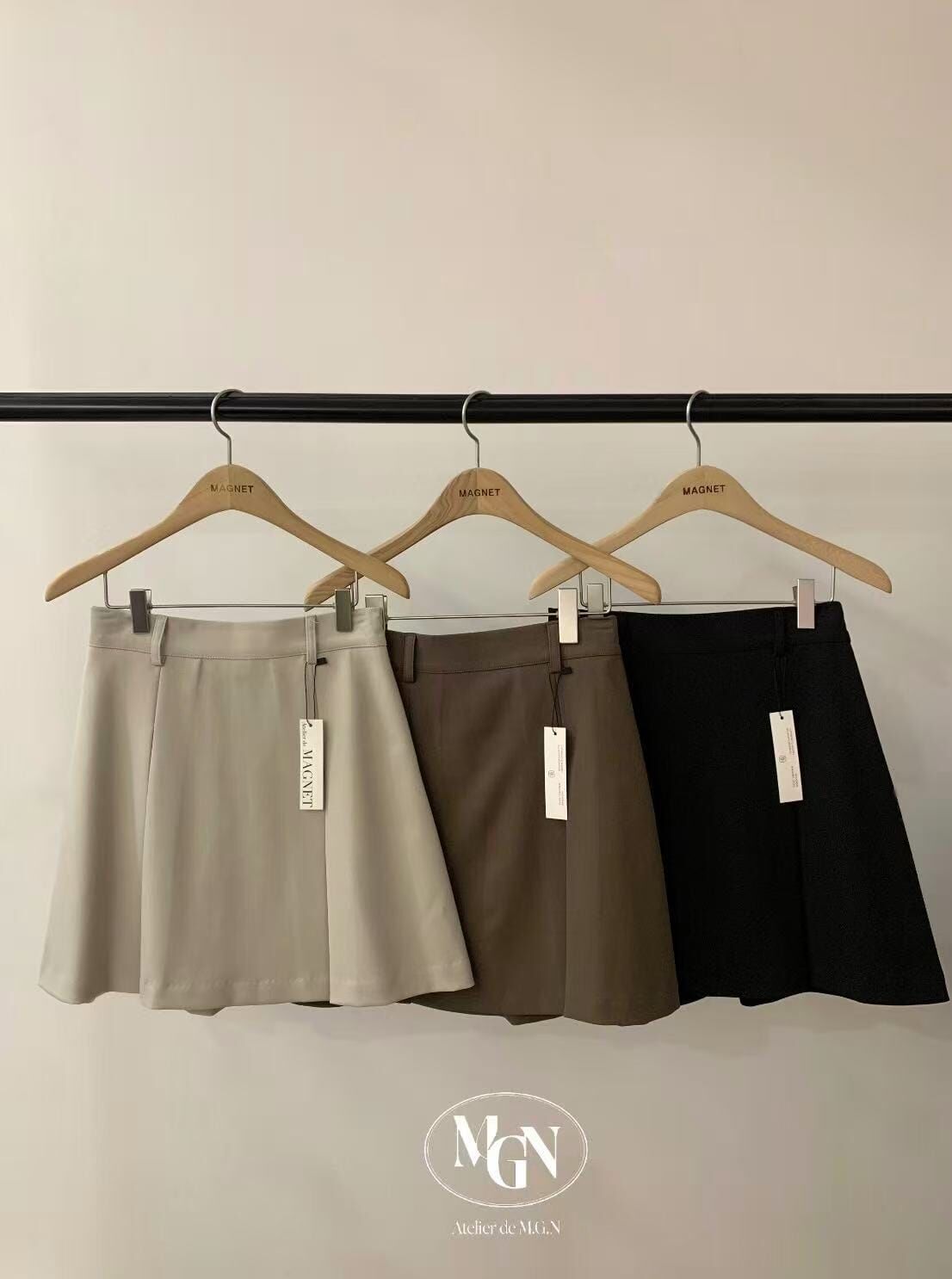 MN5412 後橡根A字短裙 *特價* (優惠碼同充值購物金不適用)