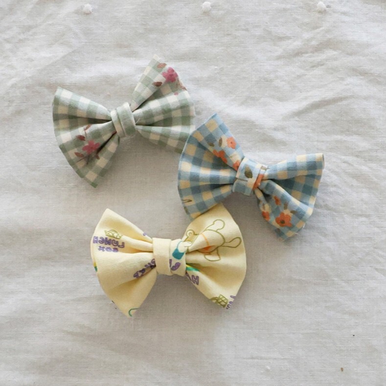 FLO 蝴蝶結髮夾 3色