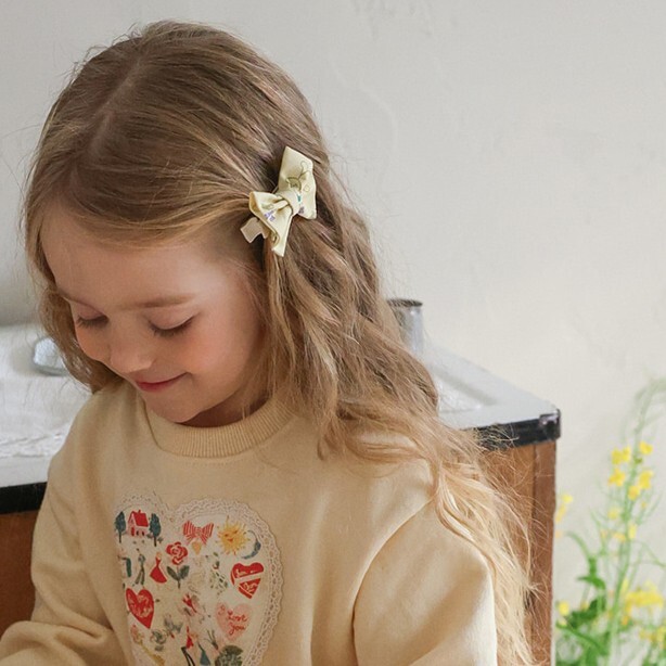 FLO 蝴蝶結髮夾 3色