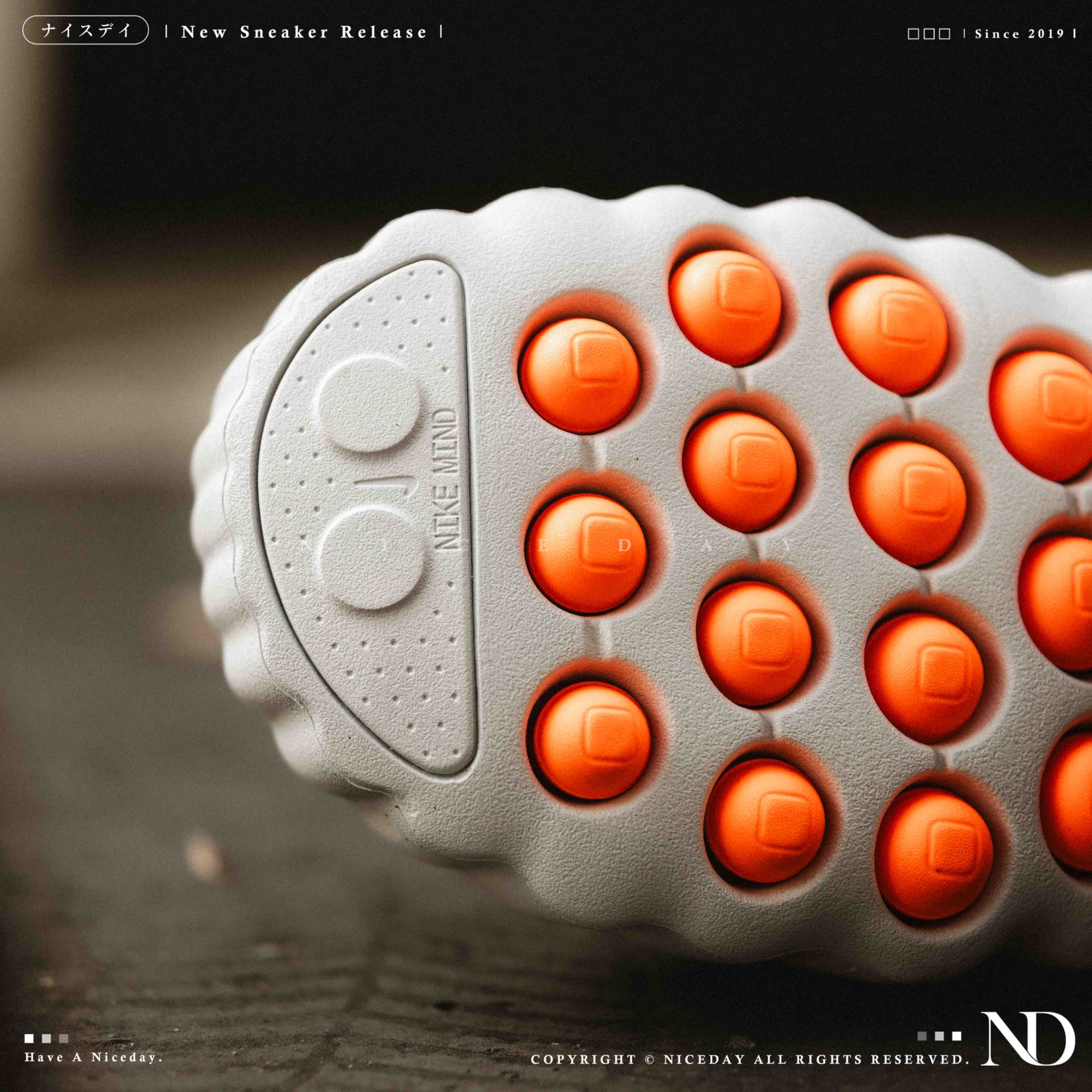 NICEDAY 代購 Nike Mind 001 Slide 白灰 米白 機能 拖鞋 氣墊 舒適 HQ4307-003