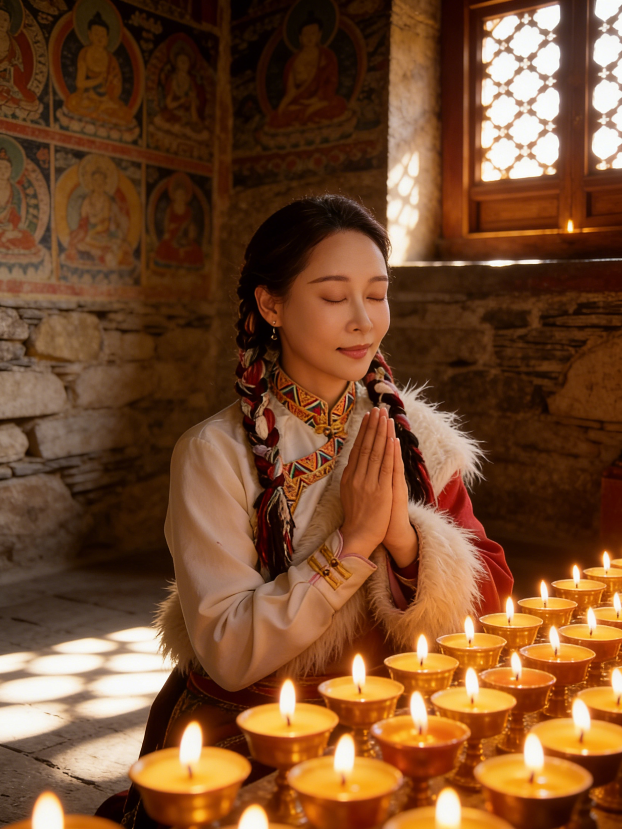 202602XZ01-西藏拉薩寺廟供燈「$198供一天/位」「$988供三十日/位」(每份一個名字,一個願望)