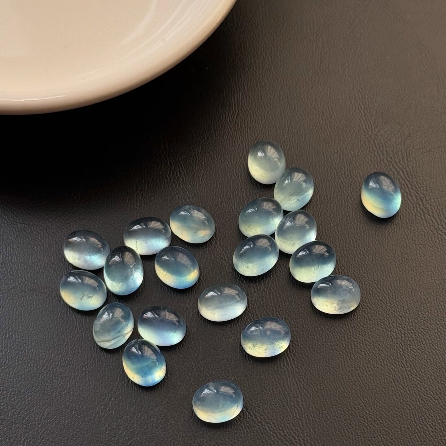 [原石] 海藍寶 小蛋面 水晶蛋面