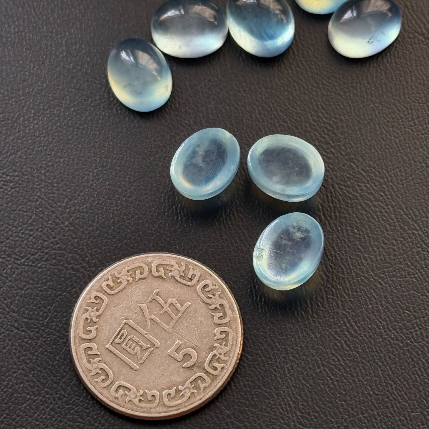 [原石] 海藍寶 小蛋面 水晶蛋面