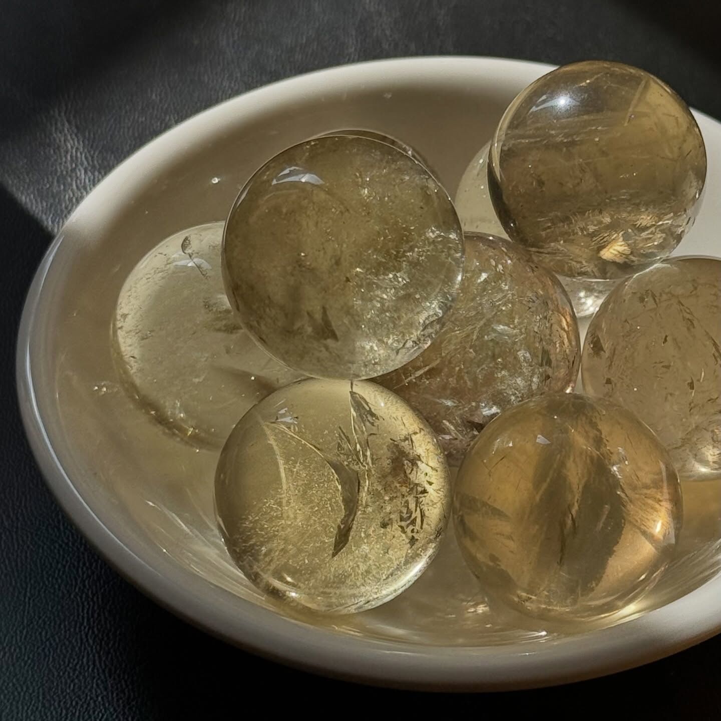 [原石] 黃水晶 水晶球 約 23-25mm