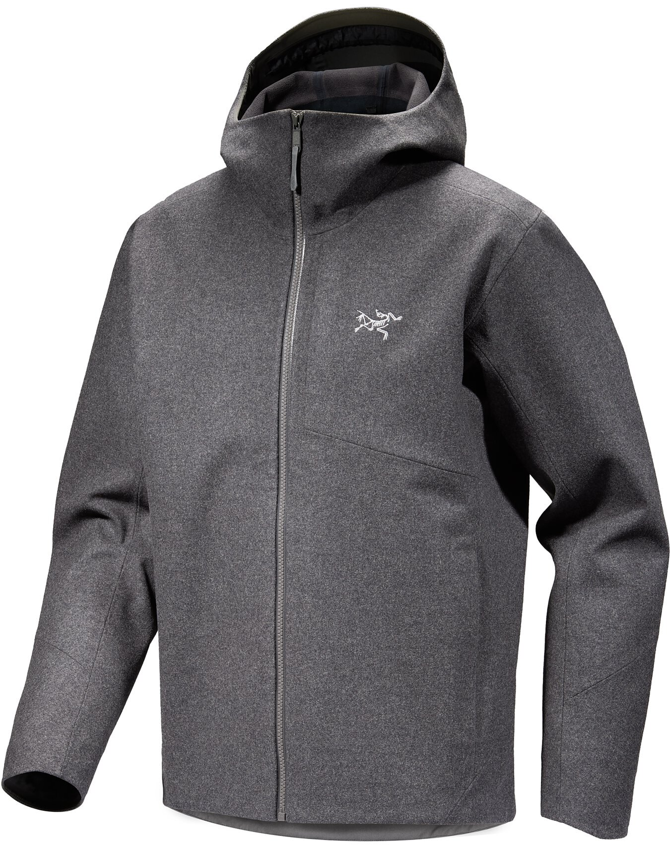 Arcteryx Sawyer Wool Hoody Black Heather