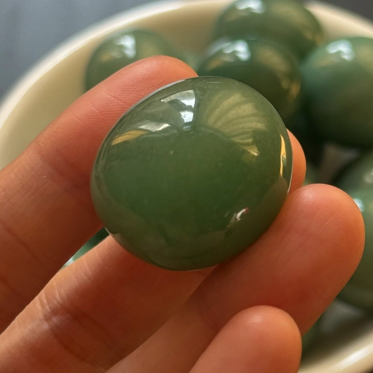 [原石] 東菱玉 水晶滾石